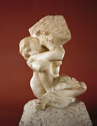 Cariatide con una pietra, 1881-82